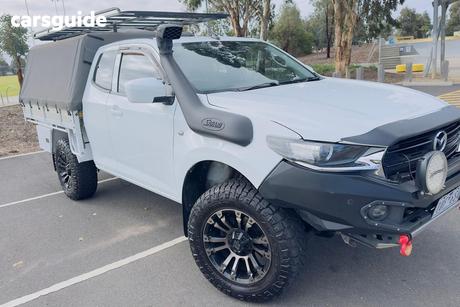 White 2021 Mazda BT-50 Freestyle Cab Chassis Xt (4X4)
