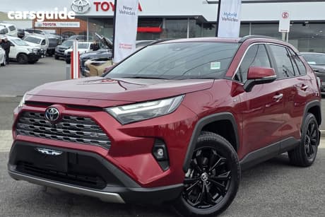Red 2025 Toyota RAV4 Wagon Cruiser (2Wd) Hybrid