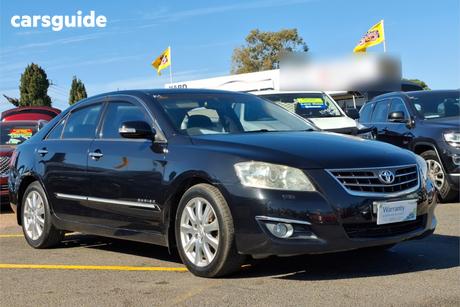 Black 2008 Toyota Aurion Sedan Presara