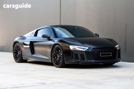 Black 2016 Audi R8 Coupe 5.2 Fsi Quattro