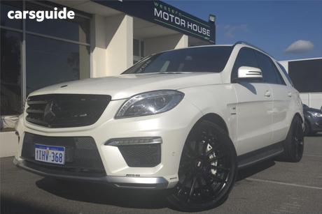 White 2012 Mercedes-Benz ML SUV ML63 AMG 4X4
