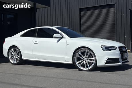 White 2015 Audi A5 Hatchback Sportback 2.0 Tfsi Quattro