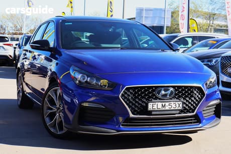 Blue 2020 Hyundai I30 Hatchback N Line Premium