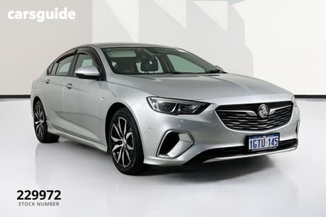Silver 2018 Holden Commodore Liftback Rs