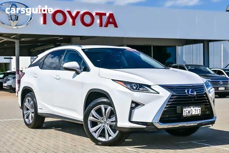 White 2019 Lexus RX450H Wagon Luxury Hybrid