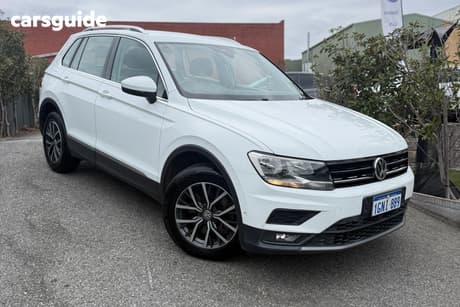 White 2018 Volkswagen Tiguan SUV 132 TSI COMFORTLINE 5NA MY18