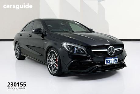 Black 2017 Mercedes-Benz CLA45 Coupe 4Matic