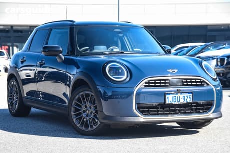 Blue 2025 Mini Cooper Hatch C CORE F
