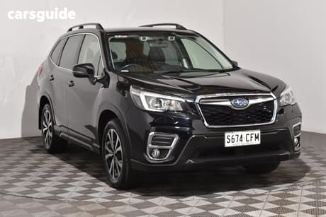 Black 2020 Subaru Forester Wagon 2.5I Premium (Awd)