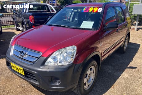 Red 2005 Honda CR-V Wagon (4X4)