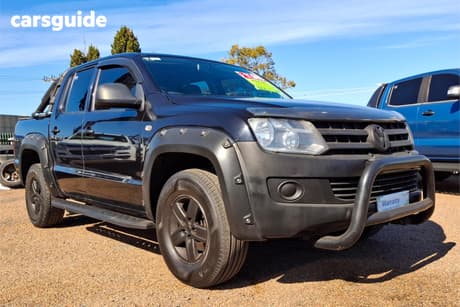 Grey 2012 Volkswagen Amarok Dual Cab Utility Tdi400 Highline (4X4)