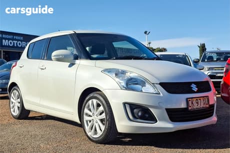 White 2016 Suzuki Swift Hatchback Gl Navigator