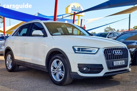 White 2013 Audi Q3 Wagon 2.0 Tfsi Quattro (125Kw)