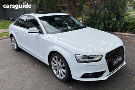 White 2013 Audi A4 Sedan 2.0 Tfsi Quattro