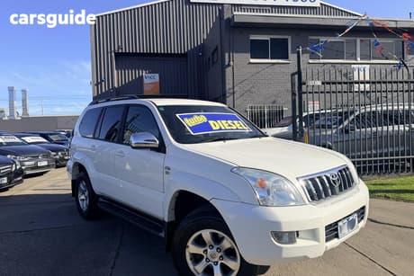 White 2009 Toyota Landcruiser Prado Wagon Gxl (4X4)