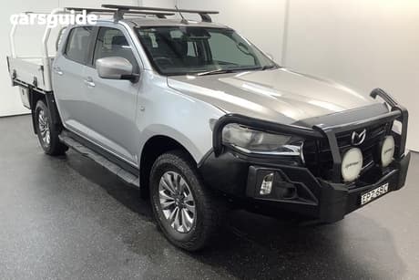 Silver 2020 Mazda BT-50 Dual Cab Chassis Xt (4X4)