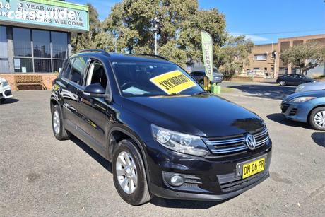 Black 2013 Volkswagen Tiguan Wagon 132 Tsi Pacific