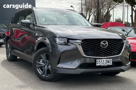 Grey 2026 Mazda CX-80 Wagon G40E Pure