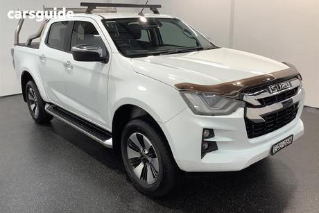White 2021 Isuzu D-MAX Crew Cab Utility Ls-U (4X2) High-Ride