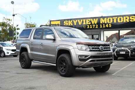 Beige 2017 Volkswagen Amarok Dual Cab Utility V6 Tdi 550 Sportline