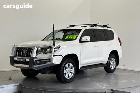 White 2021 Toyota Landcruiser Prado Wagon Gxl