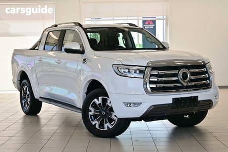 White 2023 GWM UTE Dual Cab Utility Cannon (4X2)