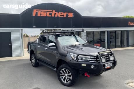 Grey 2016 Toyota Hilux Dual Cab Utility Sr5 (4X4)