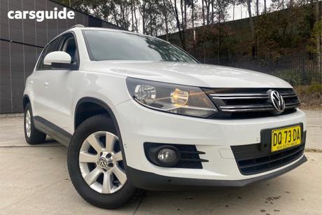White 2014 Volkswagen Tiguan Wagon 132 Tsi Pacific