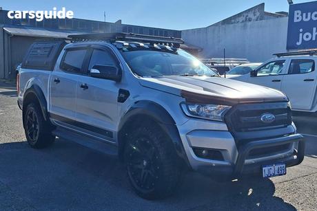 Silver 2017 Ford Ranger Dual Cab Utility Fx4 Special Edition