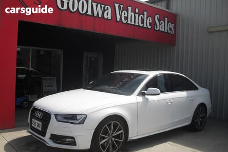 White 2015 Audi A4 Sedan 2.0 Tfsi S-Line Quattro