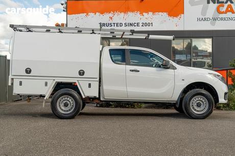White 2018 Mazda BT-50 Freestyle Cab Chassis Xt (4X4)