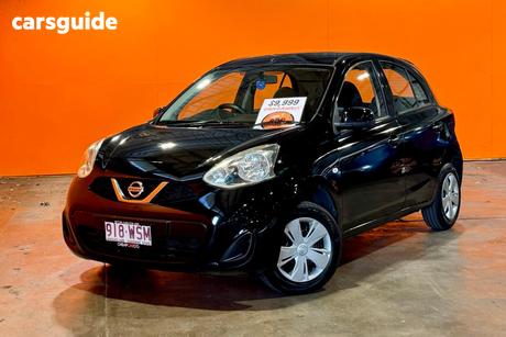 Black 2015 Nissan Micra Hatchback St