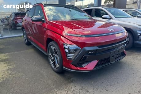Red 2026 Hyundai Kona Wagon Premium N Line