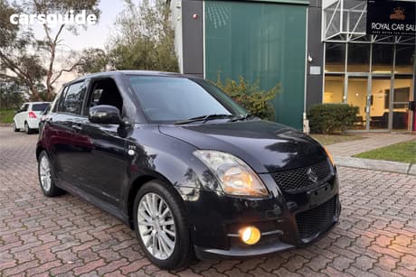 Black 2008 Suzuki Swift Hatchback Sport