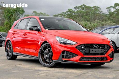 Red 2026 Hyundai I30 Hatchback N Premium
