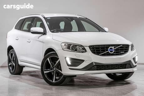 White 2015 Volvo XC60 Wagon D5 R-Design