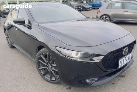 Black 2022 Mazda 3 Sedan G25 Astina