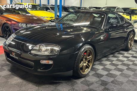 Black 1993 Toyota Supra Liftback Turbo Hardtop