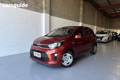 Orange 2020 Kia Picanto Hatchback S