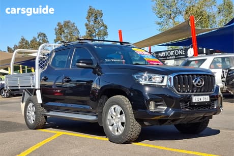 Black 2021 LDV T60 Double Cab Utility Pro (4X4)