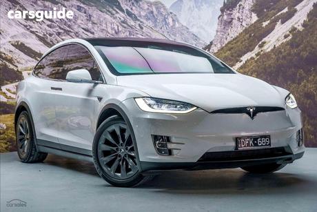White 2017 Tesla Model X Wagon 75D