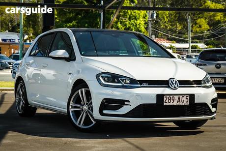 White 2020 Volkswagen Golf Hatchback 110 Tsi Highline
