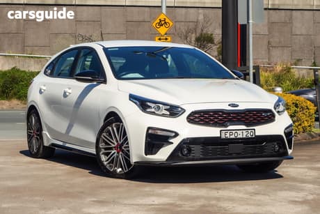 White 2021 Kia Cerato Hatchback Gt