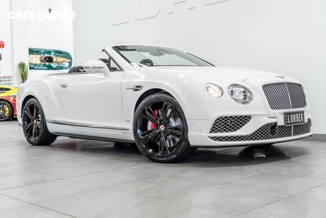 White 2016 Bentley Continental Convertible Gt V8 S