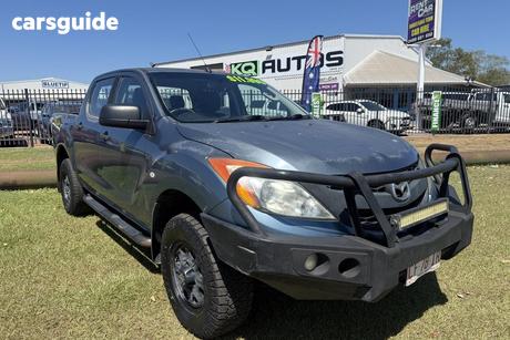 Blue 2012 Mazda BT-50 Dual Cab Utility Xt (4X4)