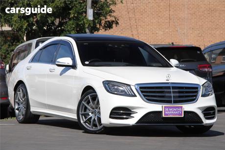 White 2018 Mercedes-Benz S-Class Sedan S450 AMG LINE PLUS (HYBRID)