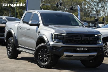 Silver 2024 Ford Ranger Double Cab Pick Up Raptor 3.0 (4X4)