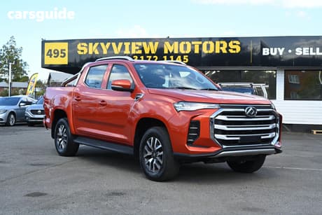 Orange 2022 LDV T60 Double Cab Utility Max Pro (4X4)
