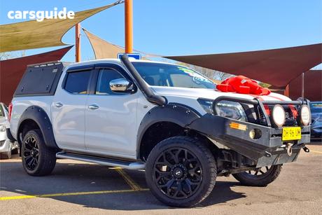 White 2015 Nissan Navara Dual Cab Utility St (4X4)
