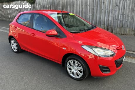 Red 2012 Mazda 2 Hatchback Neo